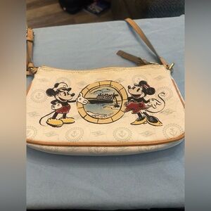 Dooney & Bourke Disney Mickey & Minnie Castaway Cay Cruise Ship Crossbody Purse